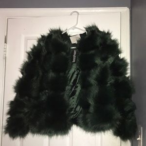 Brand new faux fur jacket